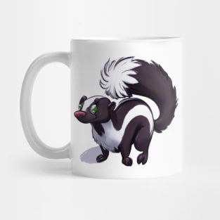 Cute Skunk Drawing Mug